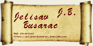 Jelisav Busarac vizit kartica